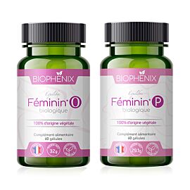 Pack Féminin Duo Bio compléments alimentaires biophénix.