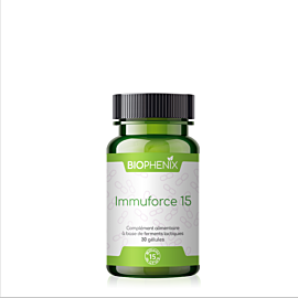 Immuforce 15 Complément Alimentaire Biophénix.