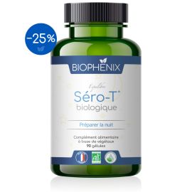 Pilulier de 90 gélules de Biophénix Séro-T, complément alimentaire naturel apaisant et réparateur sur la muqueuse intestinale