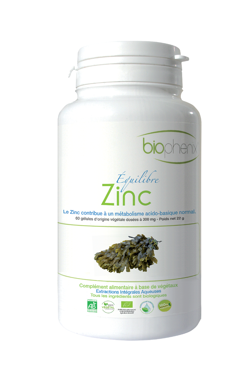 Complément alimentaire zinc bio | Biophenix