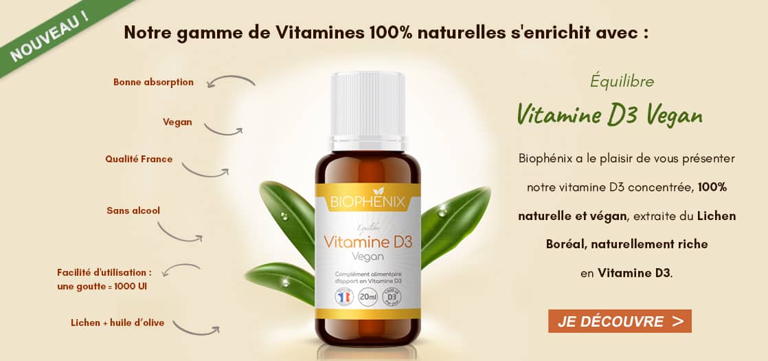 vitamine d3 liquide vegan biophenix