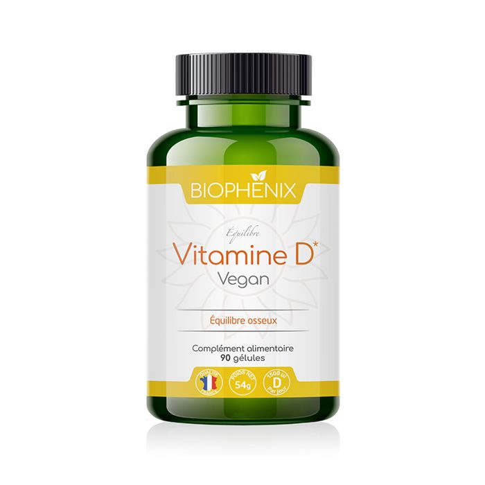 Vitamine D 100 % végétale, 100 % naturelle