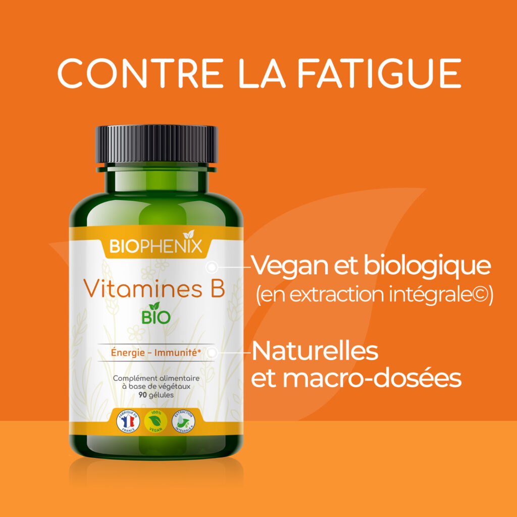 Vitamines B bio et Vegan - quilibre du systme nerveux - Biophnix