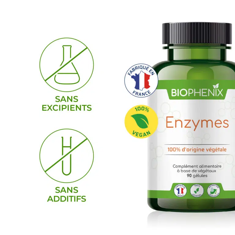 enzymes sans excipient, sans additifs