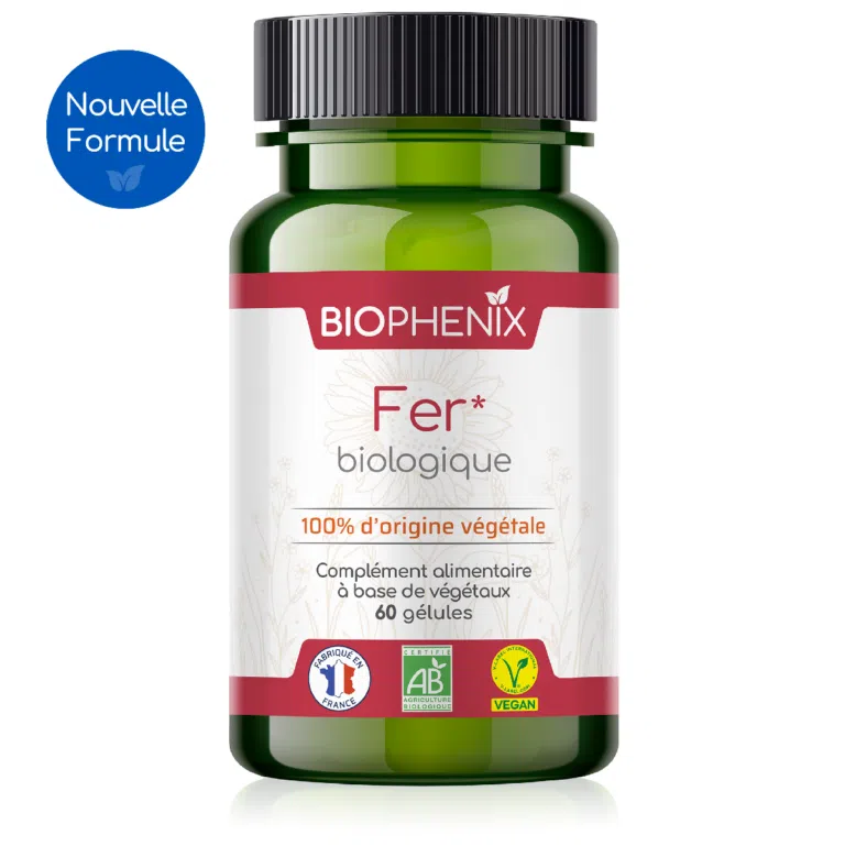 Pilulier de 60 gélules de complément alimentaire naturel, oestrogène naturel biologique pour favoriser l’équilibre hormonal
