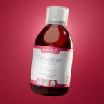 Flacon de 250 ml de complément alimentaire naturel biologique pour favoriser une meilleure circulation et des jambes plus légères.