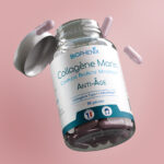 Pilulier de 90 gélules de complément alimentaire naturel pour la peau, des cheveux et anti-âge