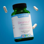 Pilulier de 90 gélules de draineur naturel biologique pour aider à dégonfler rapidement