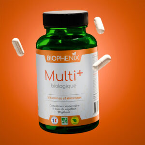 Pilulier de 90 gélules de Biophénix Multi + bio