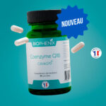 Pilulier de 30 gélules de complément alimentaire naturel pour booster énergie, soutenir le cœur, régénérer les cellules et les protéger du vieillissement.