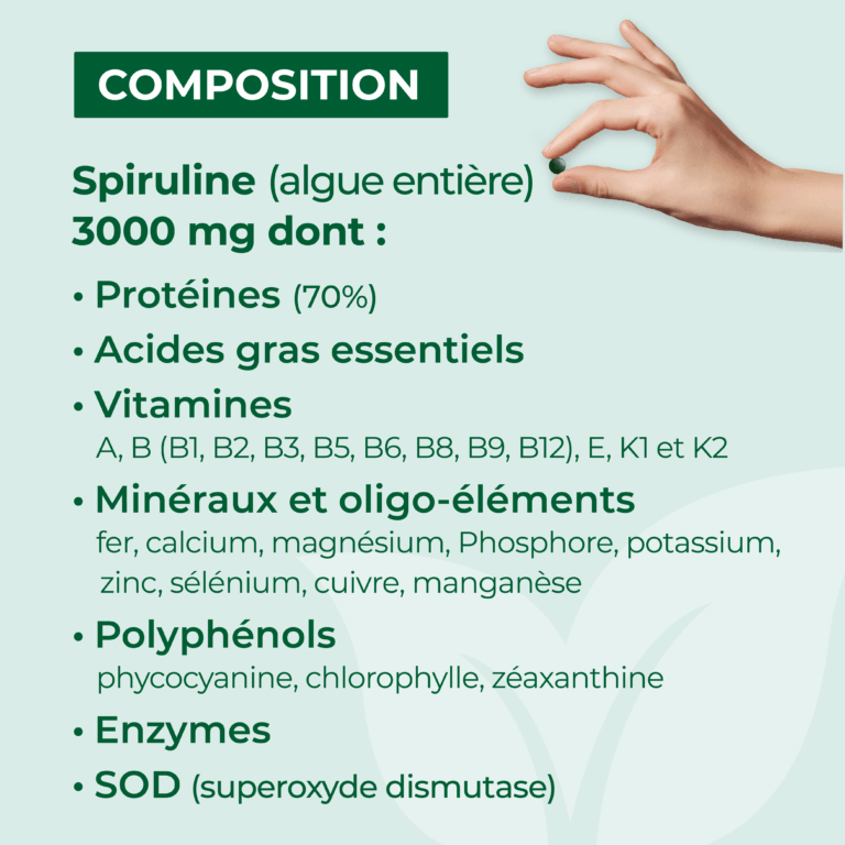 Info sur la spiruline