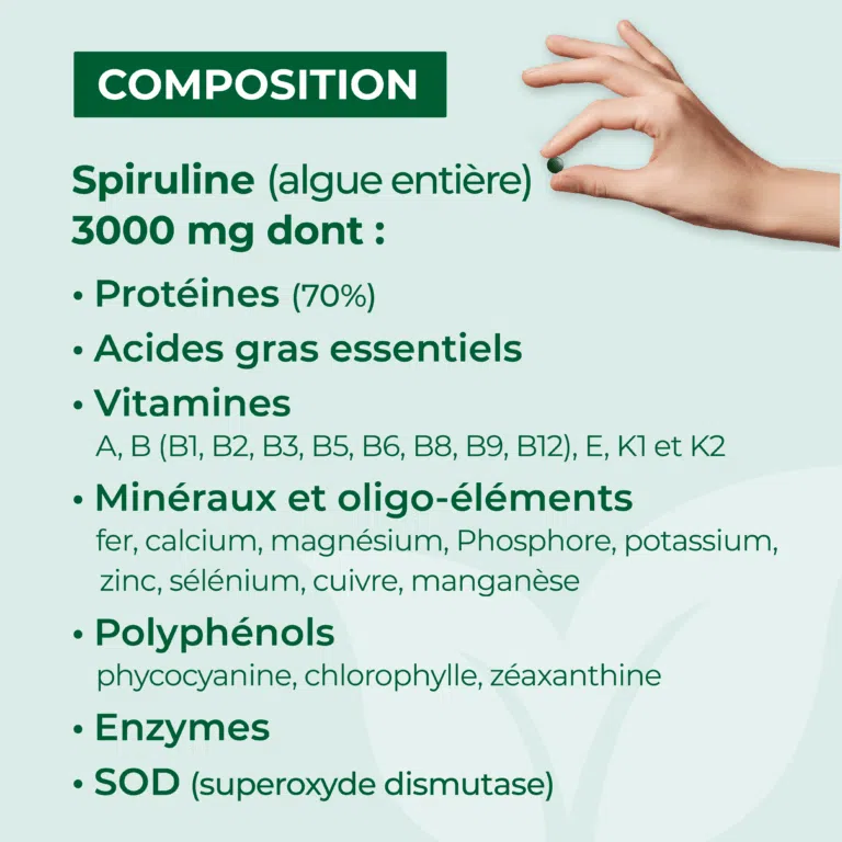Info sur la spiruline