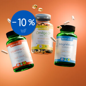 Pack Vitalité & Concentration de complément alimentaire pour booster l'énergie, la résistance, la concentration et l'immunité